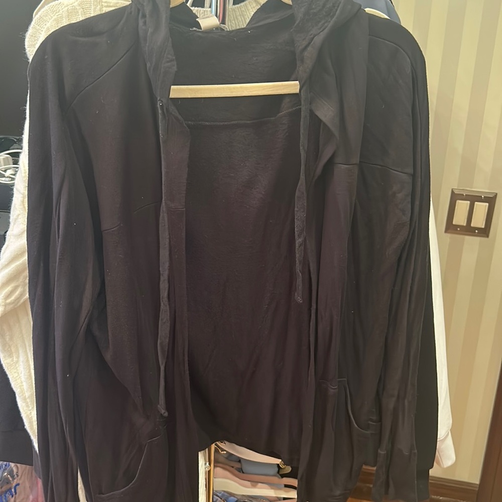 Forever 21 black casual sport jacket size small